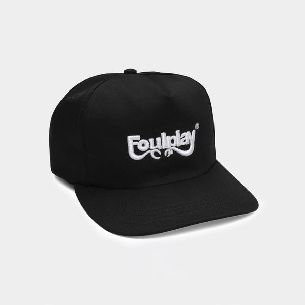 3D Embroidered Logo 5-Panel Cap - (Black)