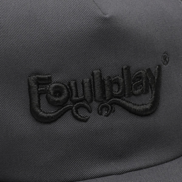 3D Embroidered Logo 5-Panel Cap - (Grey)