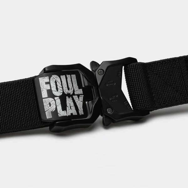 Adjustable Nylon Web Belt - (Black)