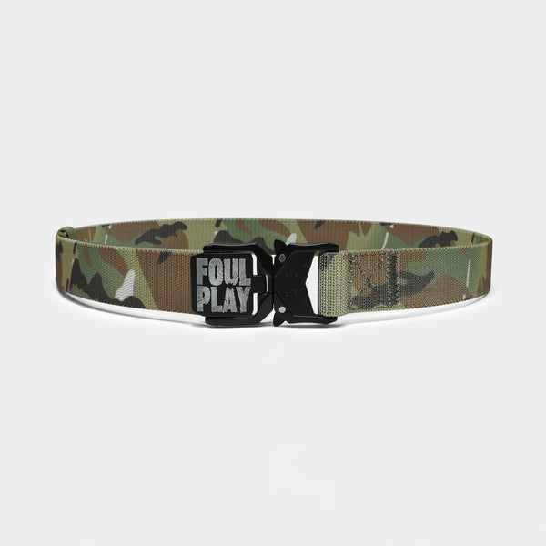 Adjustable Nylon Web Belt - (Camo)