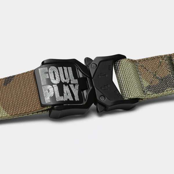 Adjustable Nylon Web Belt - (Camo)