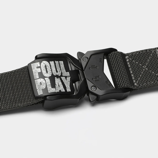 Adjustable Nylon Web Belt - (Grey)