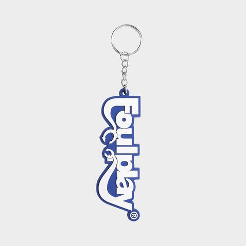 Wordmark PVC Key Chain - (Royal)