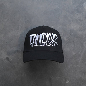 Foulplay X Remio Logo 5-Panel Cap - (Black)