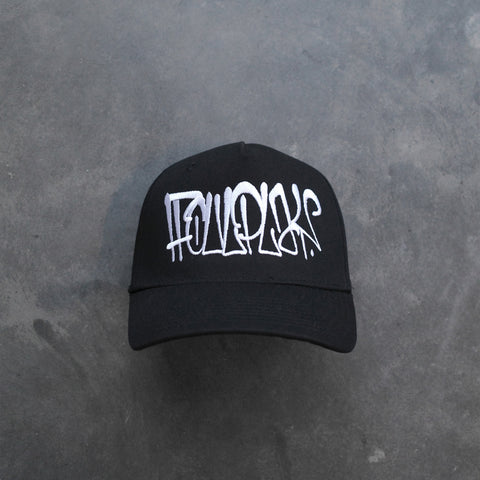 Foulplay X Remio Logo 5-Panel Cap - (Black)