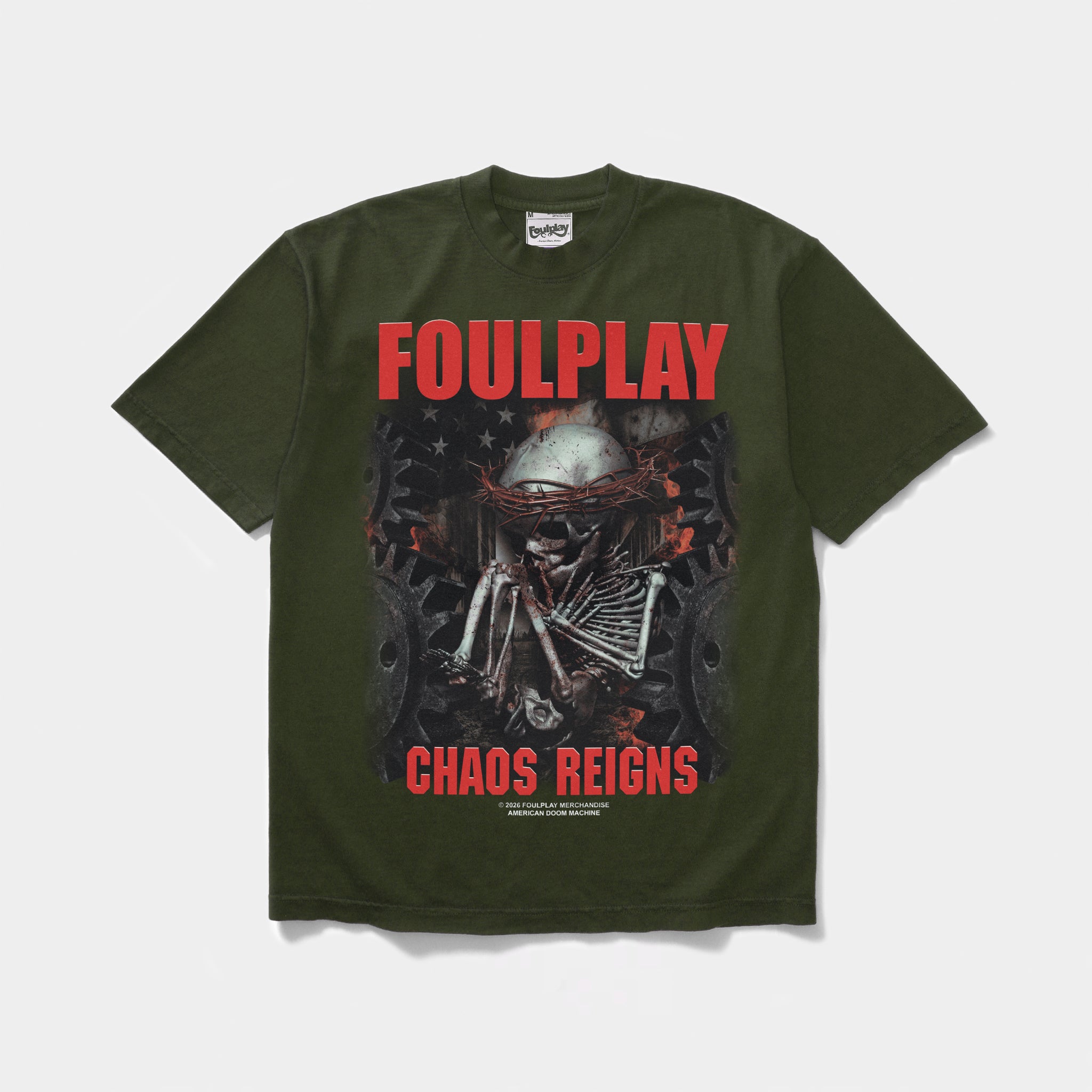 Chaos Reigns T-Shirt - (Ivy) – Foulplay®