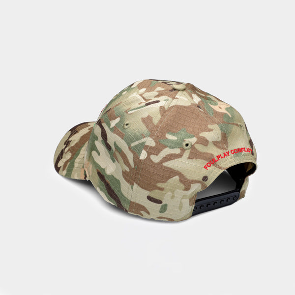Sh*t Suckers Contrast Stitch 6-Panel Cap - (Camo)