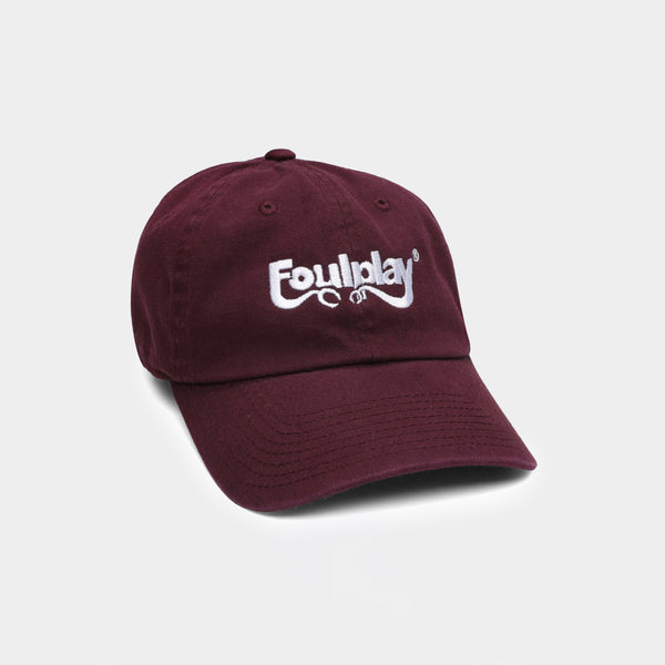 Wordmark 6-Panel Cap - (Burgundy)