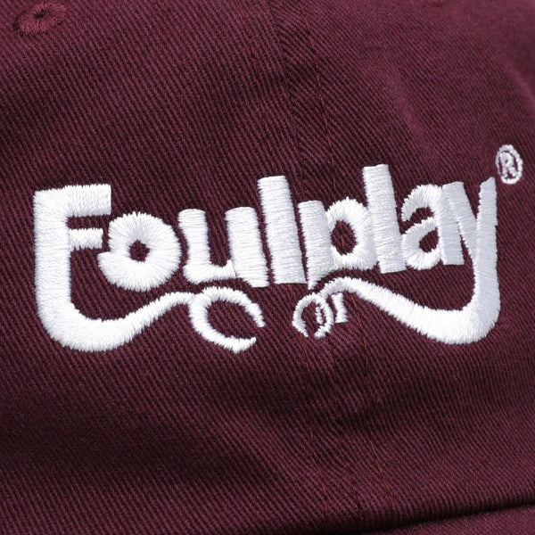 Wordmark 6-Panel Cap - (Burgundy)