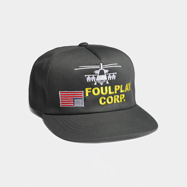 Foulplay Corp. 5-Panel Cap - (Grey)