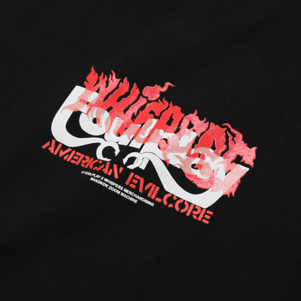 Whispers Logo Lock T-Shirt - (Black)