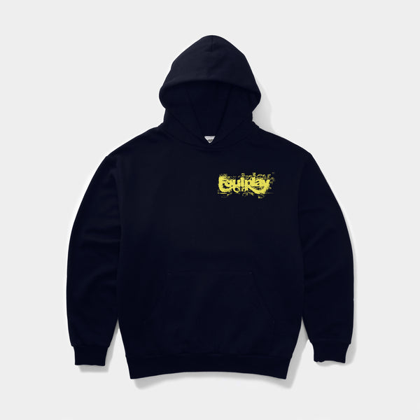 Stamp Logo Hoodie - (Navy)