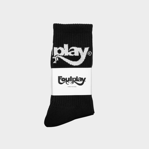 Logo Crew Sock - (Black)