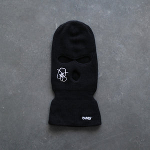 R Bomber Ski Mask - (Black)