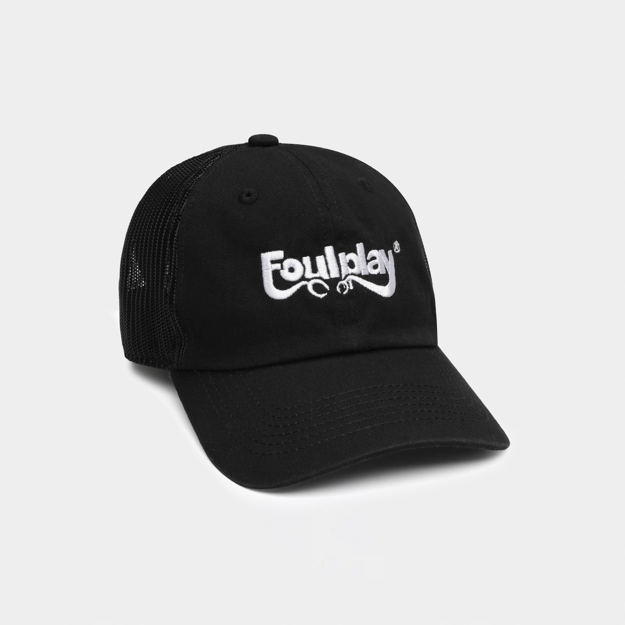 Wordmark Trucker 6-Panel Cap - (Black) – Foulplay®