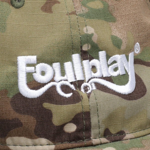 Wordmark Trucker 6-Panel Cap - (Camo)