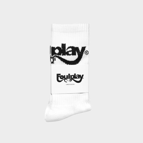 Logo Crew Sock - (White)