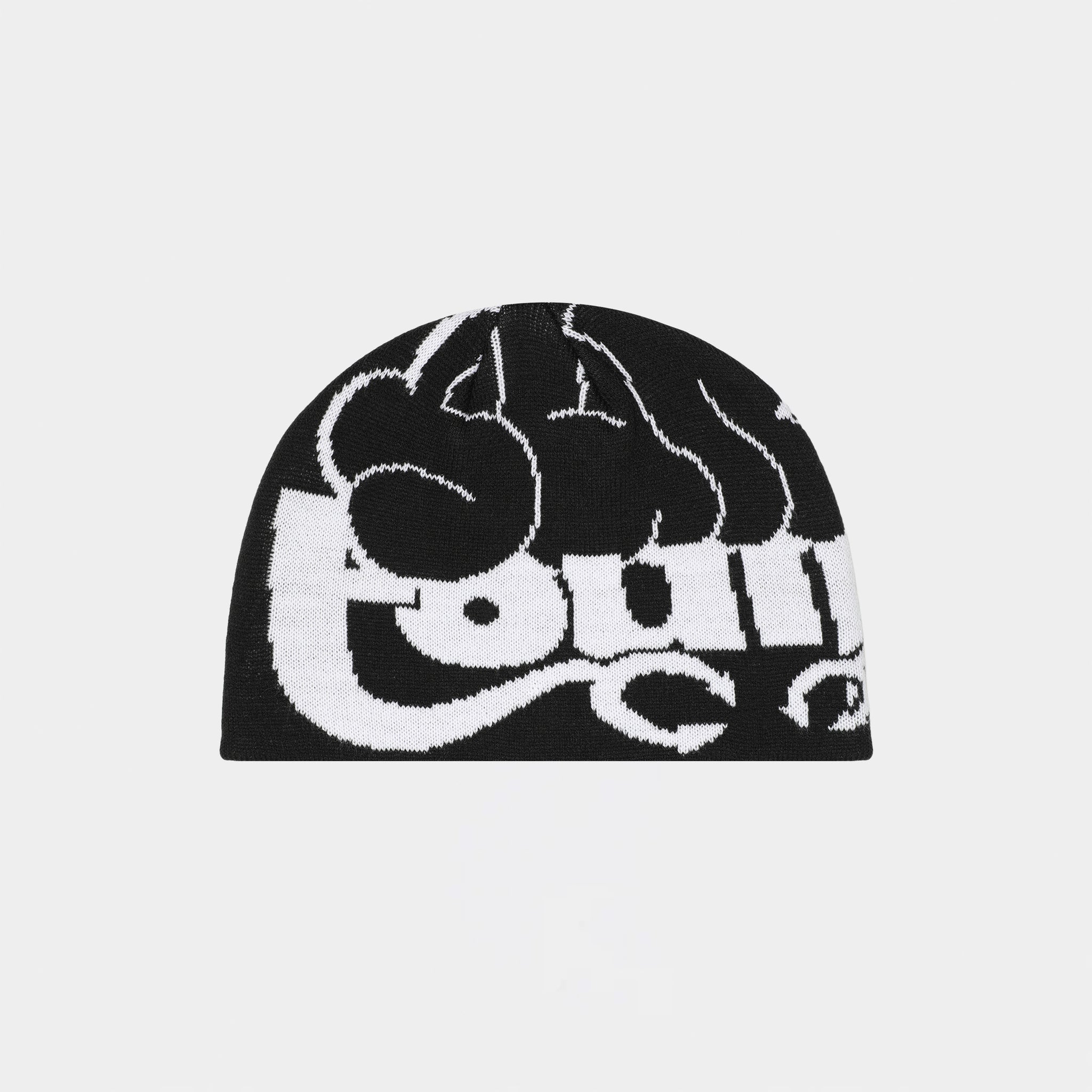 Logo Lock Up Skully - (Black/White)