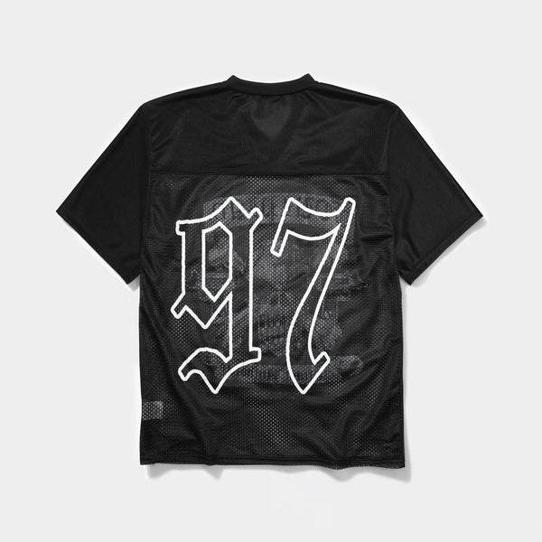 Against Authority Football Top - (Black)