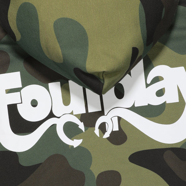 2-Hit Logo Hoodie - (Woodland Camo)
