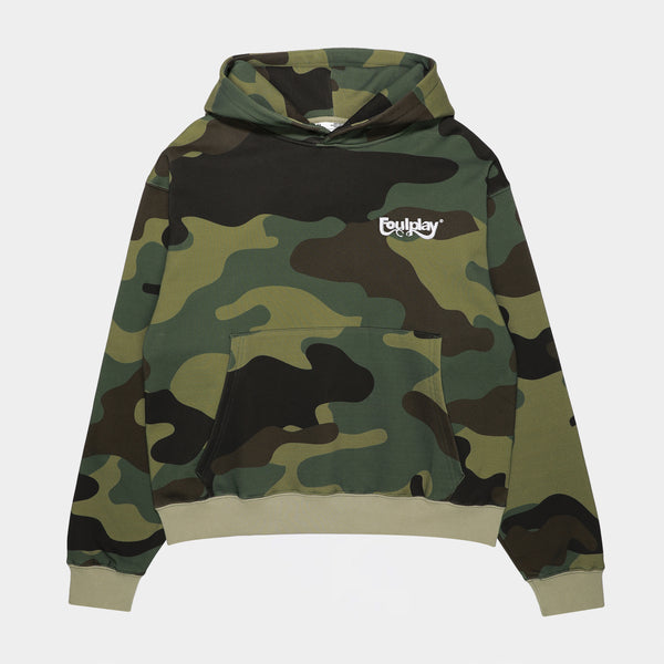 2-Hit Logo Hoodie - (Woodland Camo)
