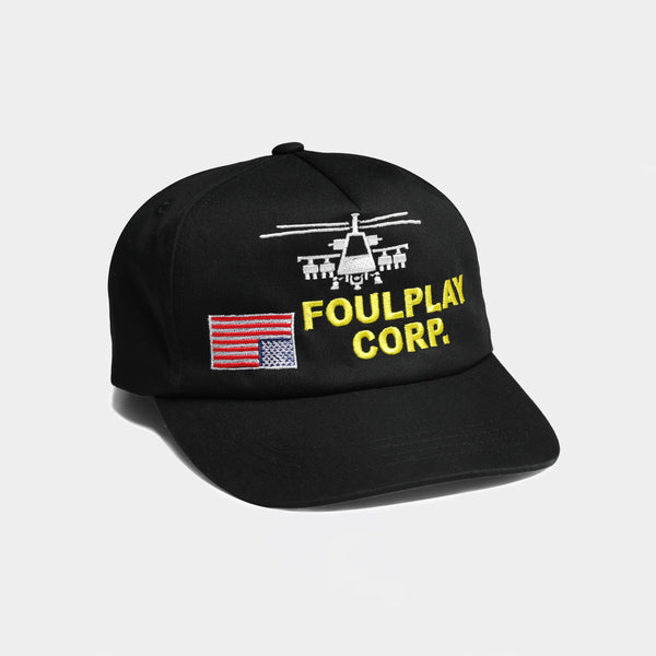 Foulplay Corp. 5-Panel Cap - (Black)
