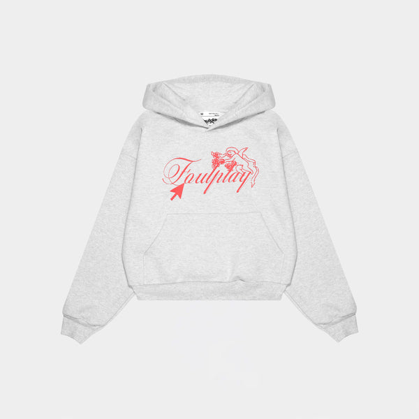 Terminally Online Womens Cropped Hoodie - (Ash)