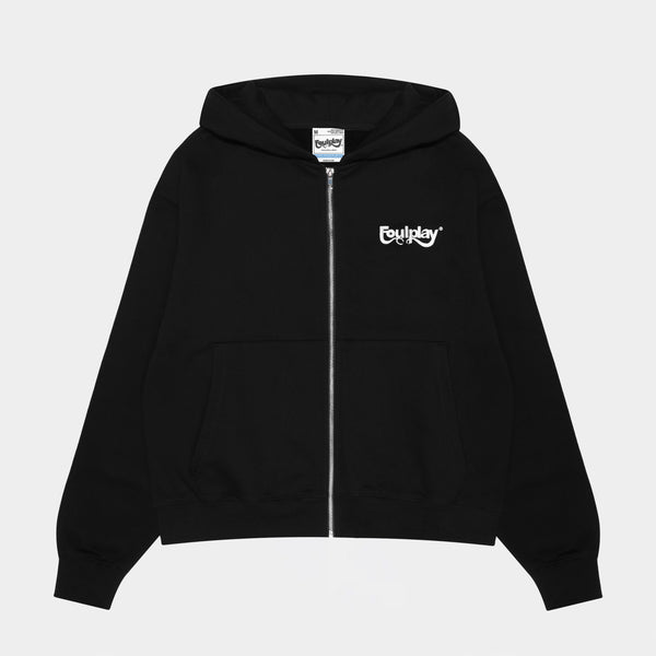 2-Hit Logo Zip-Up Hoodie - (Black)