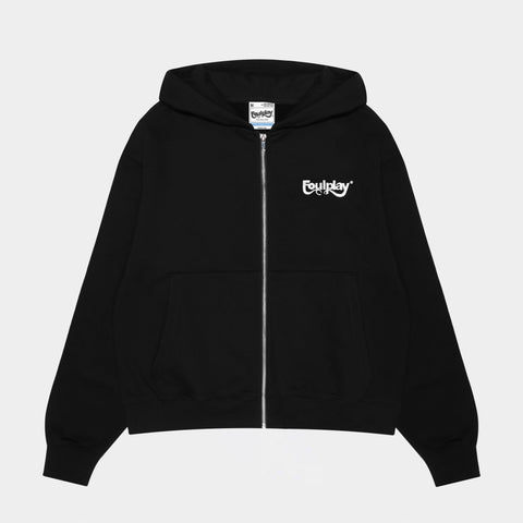 2-Hit Logo Zip-Up Hoodie - (Black)