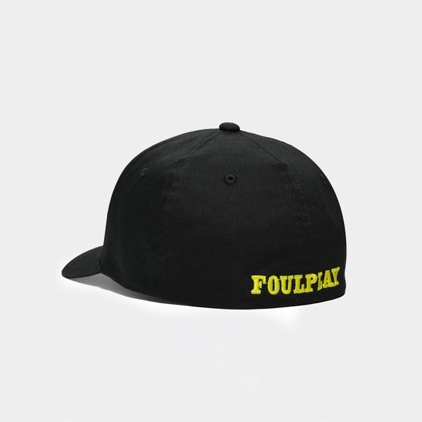 Sticker 6-Panel Cap - (Black)