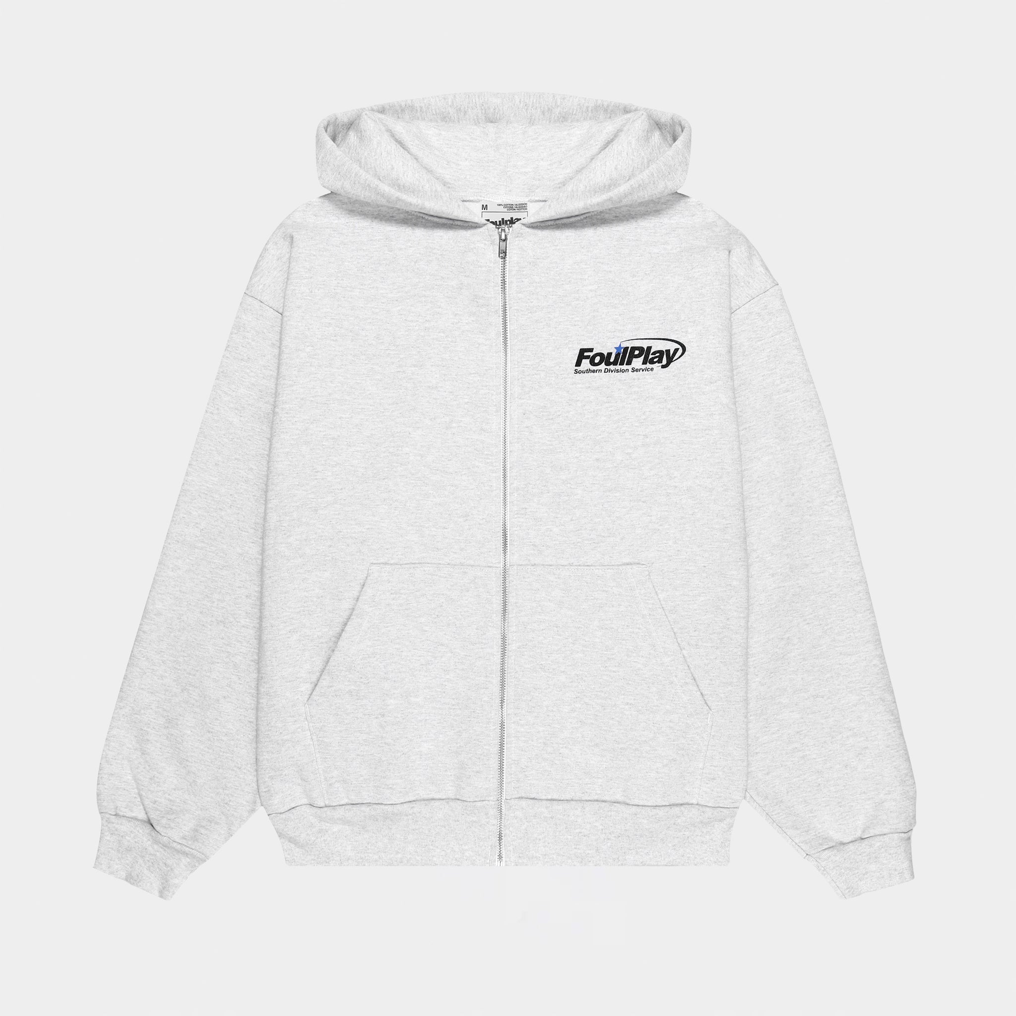 Hacker Zip-Up Hoodie - (Ash)