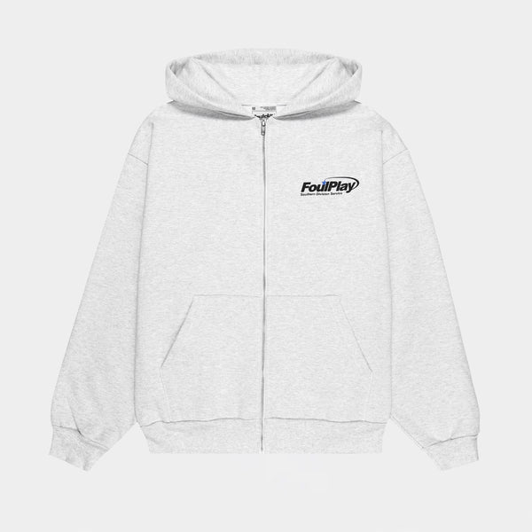 Hacker Zip-Up Hoodie - (Ash)