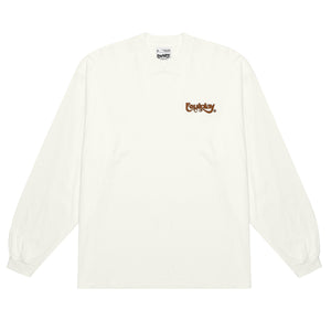 Embroidered Micro-Logo Long Sleeve - (Off-White)