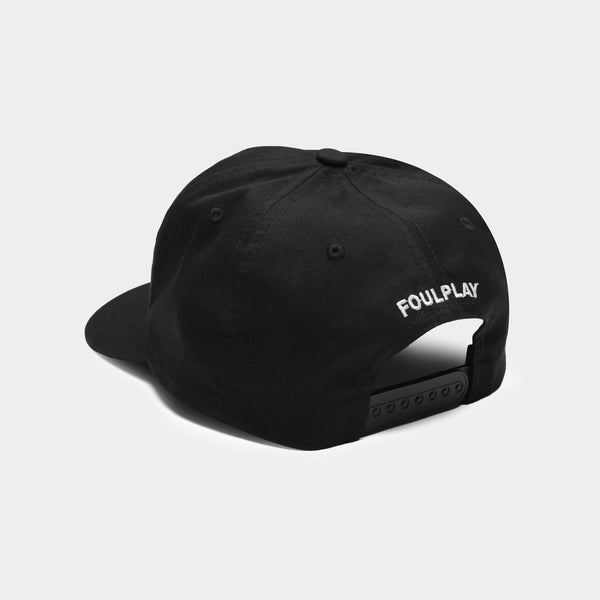 Heavyweight 5-Panel Cap - (Black)
