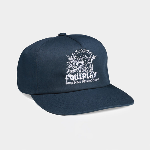 Migraine 5-Panel Cap - (Navy)