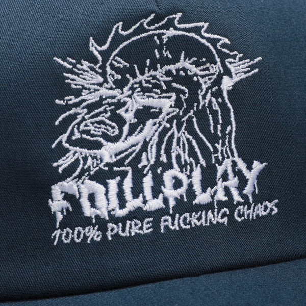 Migraine 5-Panel Cap - (Navy)