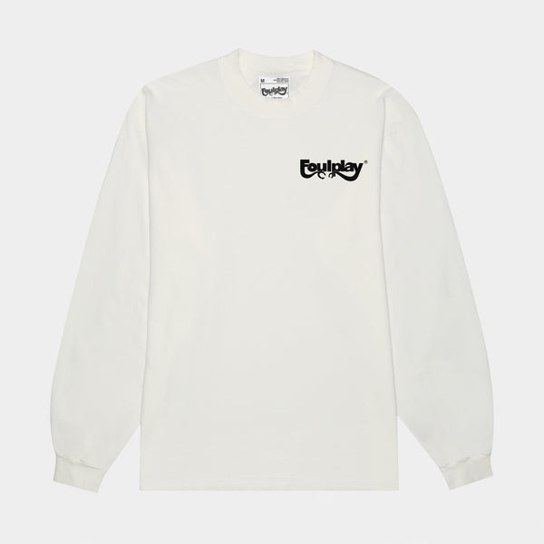 2-Hit Logo Long Sleeve - (Off White)