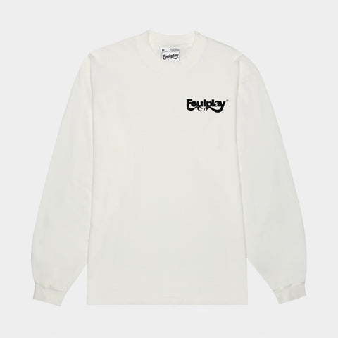 2-Hit Logo Long Sleeve - (Off White)