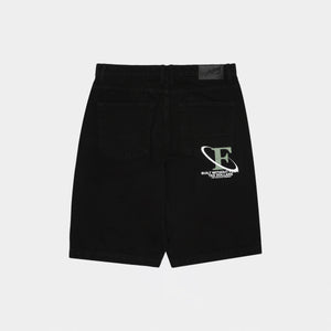 Tax Dollars Denim Shorts - (Black)
