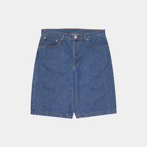 Tax Dollars Denim Shorts - (Medium Blue)