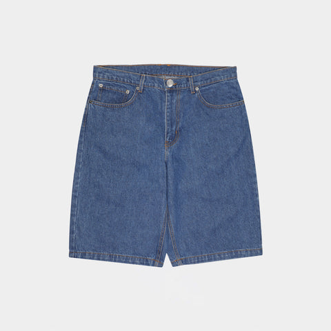 Tax Dollars Denim Shorts - (Medium Blue)