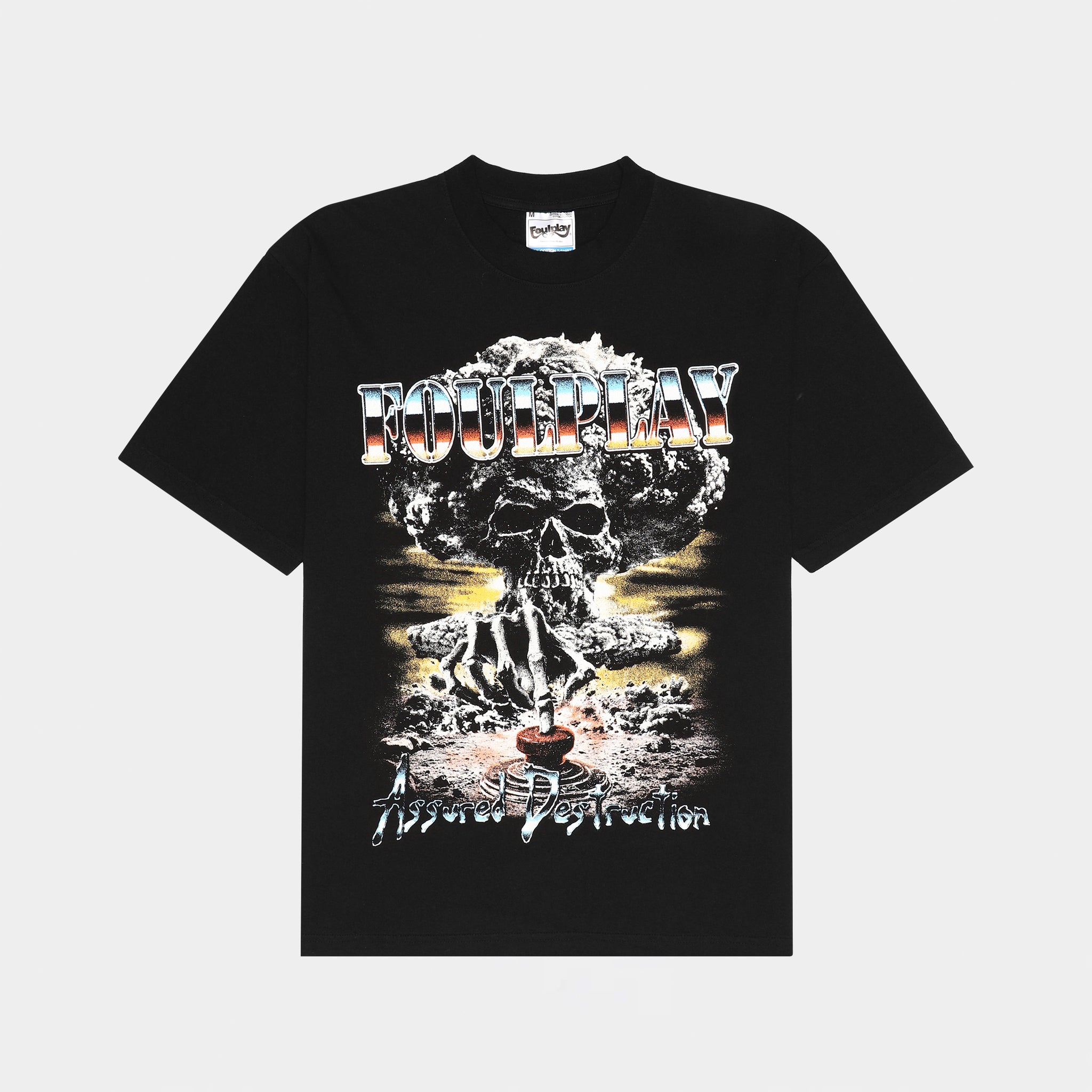 Big Red Button T-Shirt - (Black)