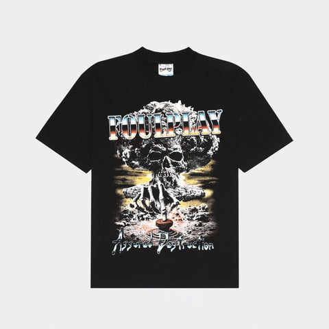 Big Red Button T-Shirt - (Black)