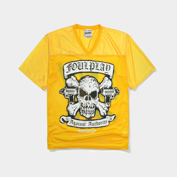Against Authority Football Top - (Gold)